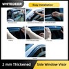 WhiteDeer ZH Durable Window Deflectors Rain Guards for Mazda 3