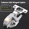 Raguso Pack of 10 White Interior Sensor Hinge LED Light