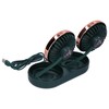 Car Fan 360° Rotatable 3 Speed DualHead USB Powered Mini