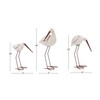 Deco 79 Ceramic Bird Decorative Sculpture Home Decor Statues, Set