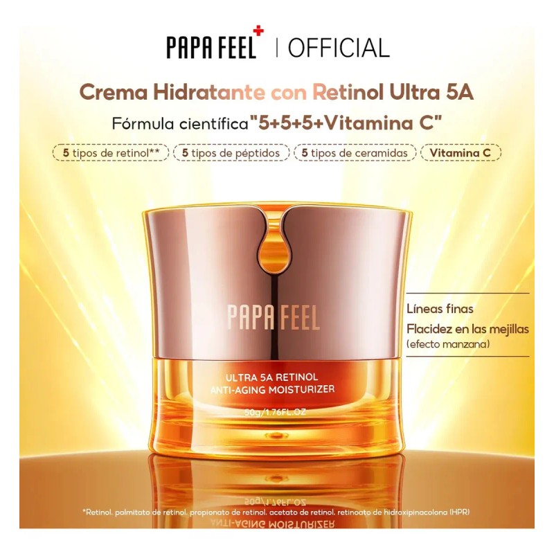 Papa Feel Crema Facial Ojos Retinol Pack Dúo