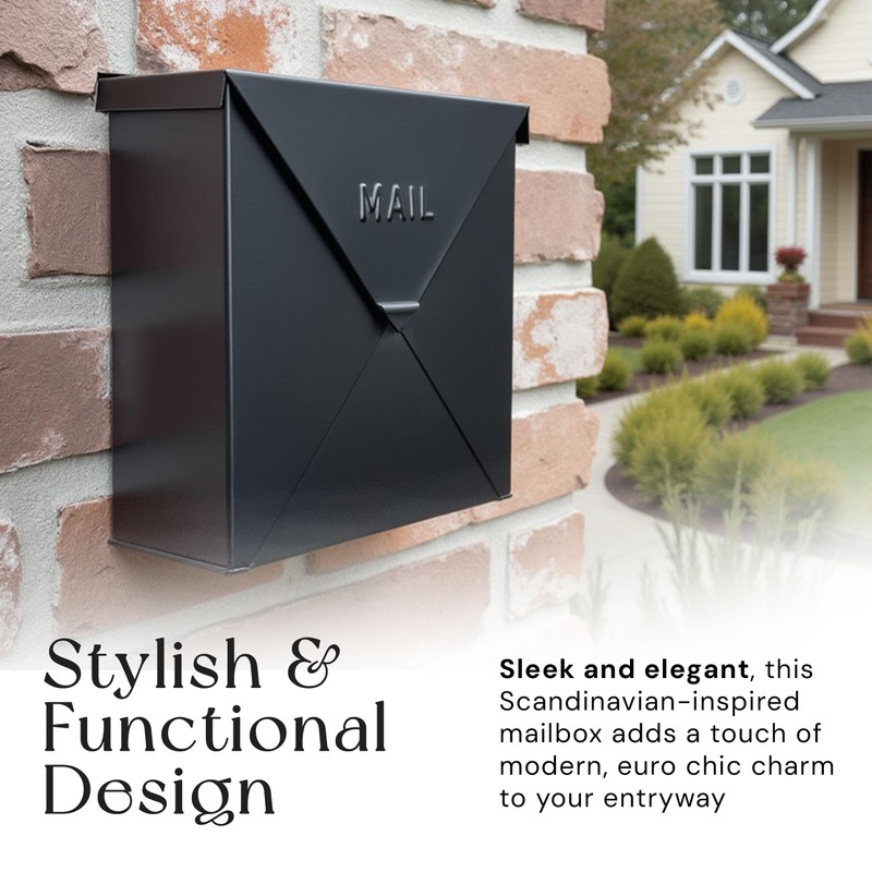 NACH Chicago Extra Large Mailbox, Rust Resistant Large Mailboxes for