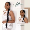 FESHFEN Braid Extensions Ponytail Extension with Scrunchie, Long Ponytail Braided