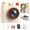Children's Instant Camera, 1080P HD Instant Camera with 32GB Card