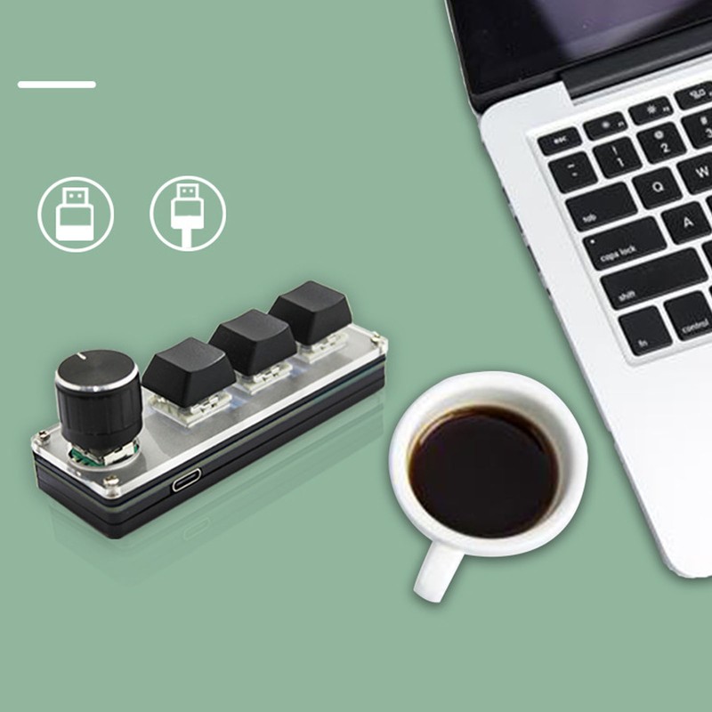 3 Key Keyboard USB Wired 2.4G Wireless Hot Swappable All