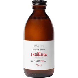 Tónico facial microexfoliante con ENZIMAS naturales de piña y papaya ideal para remover células muertas y renovar la piel. Ingredientes 100% Naturales, sin químicos. 240ml