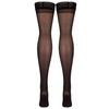 Truform Sheer Compression Stockings, 8-15 Mmhg, Women's Thigh High Length,