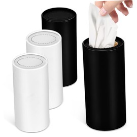 MAGICLULU 4Pcs Car Tissue Dispenser Minimalist Tissue Box Covers for Auto Interior Space Saving Design Accessory for Cleanliness and Comfort