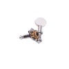 4PCS Ukulele Tuning Peg Chrome Color Metal Ukulele Machine Head