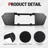 Rear License Plate Frame,Aluminum License Backing Frame Cover Grill Vent