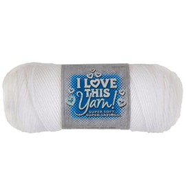 Hobby Lobby White I Love This Yarn