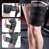 2 x Extra Long Elastic Knee Pads for Legs, Calves