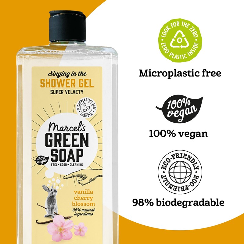 Marcel's Green Soap - Shower Gel Vanilla & Cherry Blossom