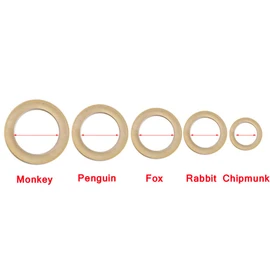 Angzhili 1 Pack(100pcs) Dental Orthodontic Elastic Rubber Bands Disposable Orthodontic Elastic Braces Teeth Gap Supply (Fox 1/4" 3.5 Oz)