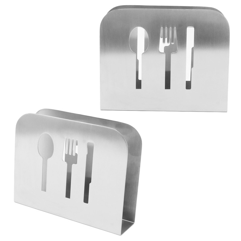 Napkin Holder Napkin Dispenser Stainless Steel Minimalist Compact Easy Maintenance