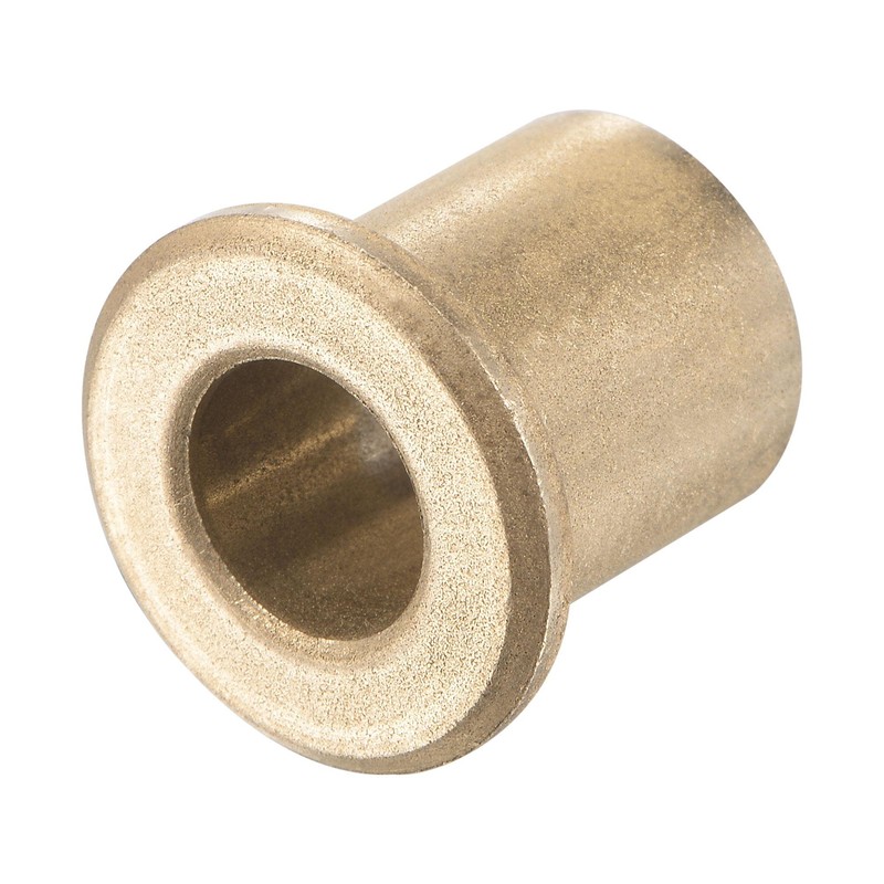 sourcing map Flange Sleeve Bearings 8mm Bore 12mm OD 15mm