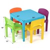 Humble Crew Tot Tutors Plastic Table and 4 Chairs Set