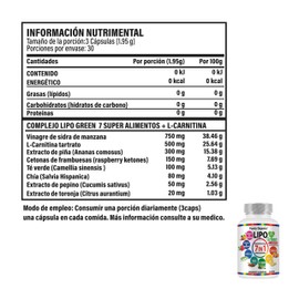 Purely Organics | Combo Lipo Green 7 en 1 + Carnitina Gold | Con Vinagre de Manzana, Té Verde, Cetonas y Extractos Naturales | Suplemento Prémium | 90 Cápsulas c/u