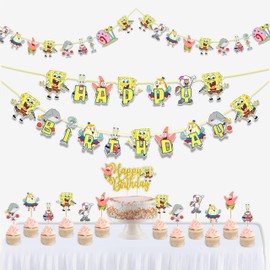Seyal® Spongbob Squarepants Theme Birthday Party Supplies
