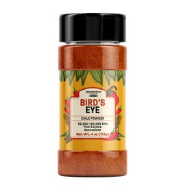Unpretentious, Bird's Eye Chile Powder, 50,000-100,000 SHU, 4 Oz