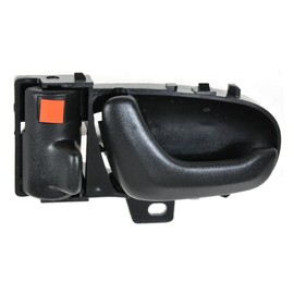 TRQ Driver Side Interior Door Handle Black Compatible with 1992-1994 Geo Metro Suzuki Swift