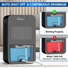 Dehumidifier, Dehumidifiers for Home (1000 sq.ft), 98 OZ Dehumidifier for