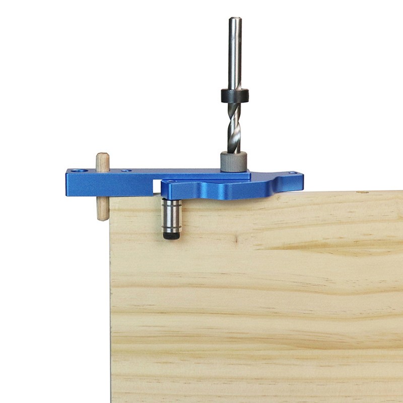 3 in 1 Drilling Locator Puncher Tool Self-Centering Doweling Jig