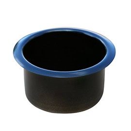 Universal Replacement Metal Cup Holder, Black, 3 3/8" Diameter