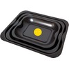 3-Pack Black Roasting Baking Tray Set - Small (28cm), Medium