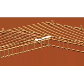 CLOSETMAID CORNER SUPPORT, WHITE **NEW**