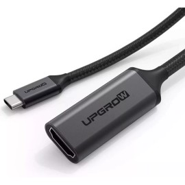 UPGROW USB-C to HDMI Female 4K Adaptor Cable for TV Android Mobile Phone Mac Windows