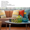Wecker, Großes Display, Digitaler Wecker für Schlafzimmer, USB- oder Batteriebetrieben,