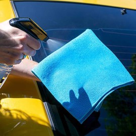 Meguiar's X190301EU Perfect Clarity Glass Towel - Glass Cleaning Cloth, Blue