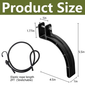 RunNico Climber Stand Accessories, Climbing Tree Stand Accessories with Elastic Rope, Rapid Climb Stirrup for Outdoor Hunting Standing Safety