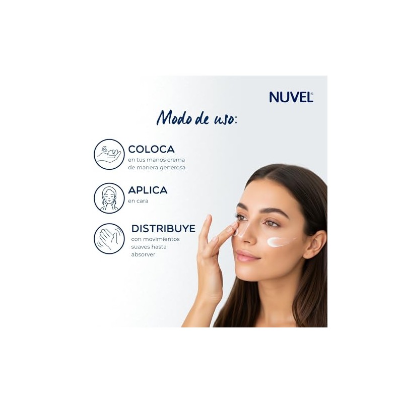 Nuvel Crema Aclarante Corporal Facial Concha Nácar 600g Piel Hidratante