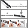 KOMOTIA 10 Pack 3-3/4 Inch Cabinet Pulls knurled Matte Black