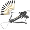 KingsArchery Crossbow Self-Cocking 80 LBS with Adjustable Sights and a