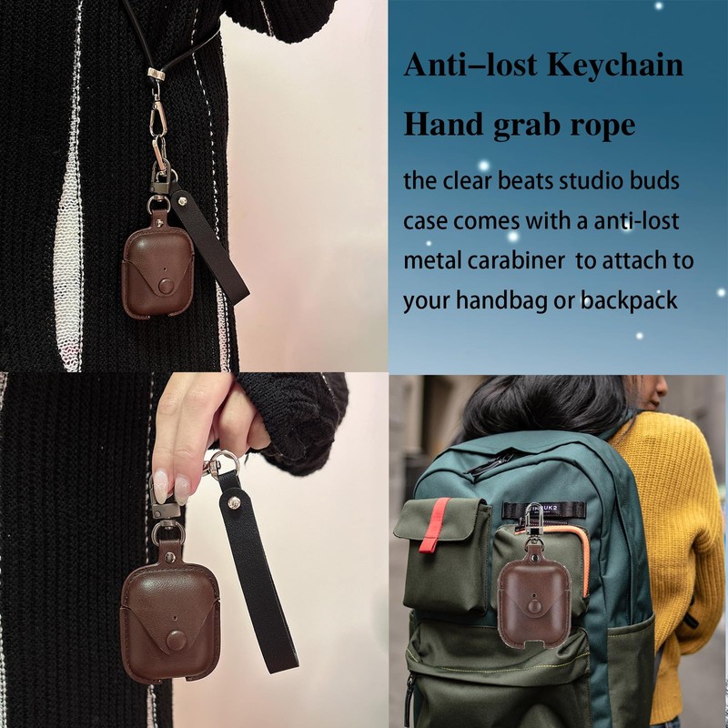 ChouXiLin Leather Case for AirPods 1st/2nd Gen - Premium Shockproof