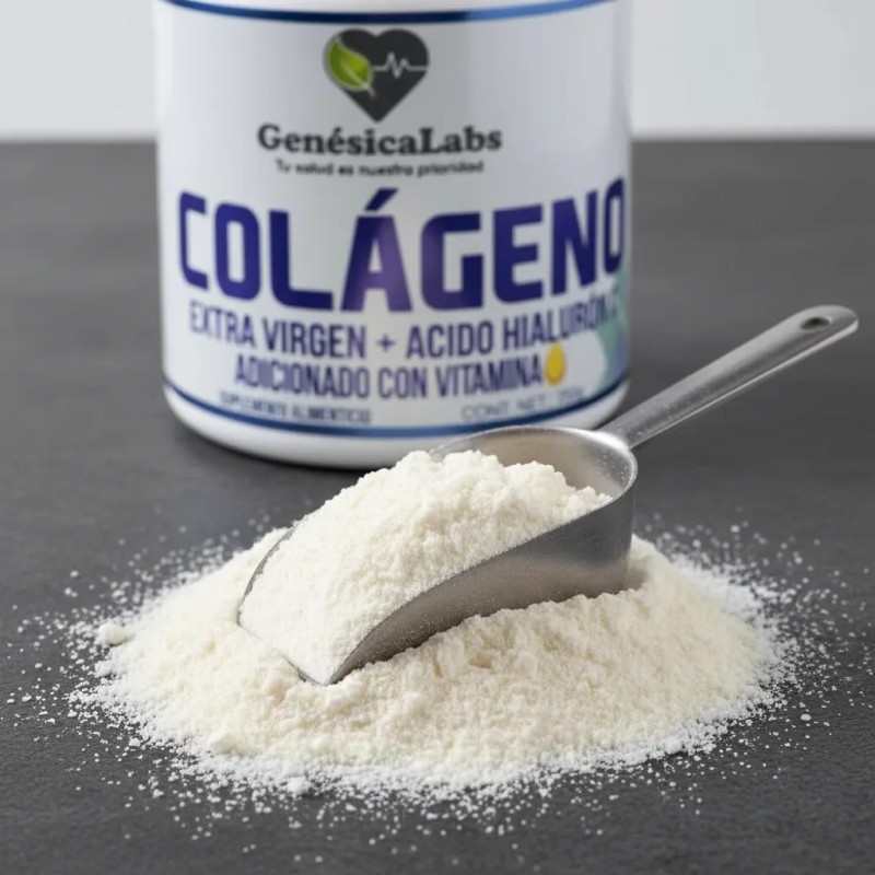 Colageno Hidrolizado + Acido Hialuronico Con Vitamina E Y C
