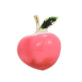 UNVAK Enamel Apple Brooch Pin for Women Girls Fashion Large Fruit Food School Teacher Enamel Lapel Pin Jewelry Gifts for Teen Girls