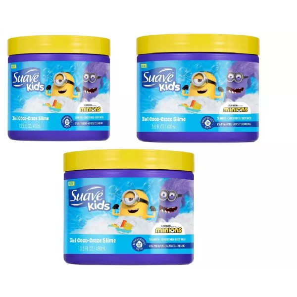 Suave BL Suave Kids 3-In-1 Shampoo-Cond -Bodywash Coco-Craze Slime 13.5oz