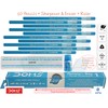 Doms Mumma Boy X-Tra Super Dark Pencils Sharpener Eraser 15cm