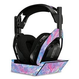 MightySkins Glossy Glitter Skin Compatible with Astro A50 Wireless Headphones + Base Station (Gen 4) - Dreamy Reef | Protective, Durable High-Gloss Glitter Finish | Easy to Apply | Made in The USA