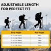 TOBTOS Trekking Poles, 2 Pack 7075 Aluminum Walking Sticks with