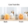 Mini Trash Can, Cute Animal Desktops Trash Bin with Lid,