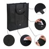 YYTECH Foldable Shopping Bag, Pack of 2, Black Carry Bags