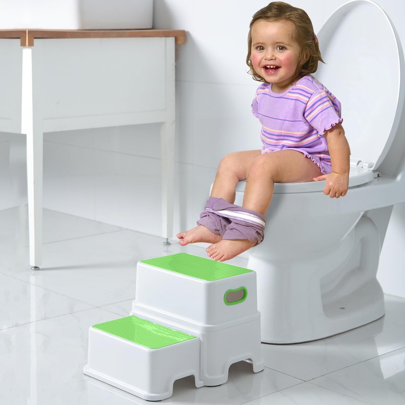 Victostar Toddler Step Stool,2 Kids Step Stool for Bathroom Sink,Baby