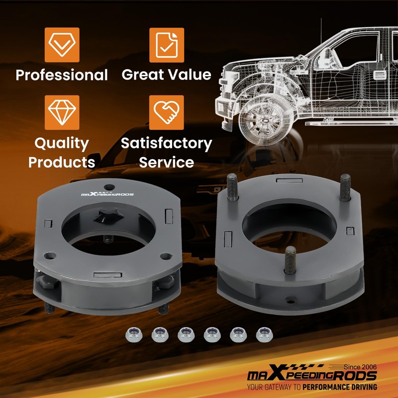 maXpeedingrods 2" Front Leveling Kit for Jeep Grand Cherokee WK2