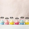 Sleyberoy Checkered Flag Racing Cupcake Toppers-Racing Flag Finish Line、Flags Race