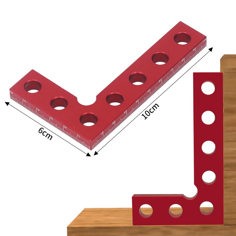 90 Degree Aluminium Alloy Centre Search Tool, Small Mini Carpenter's